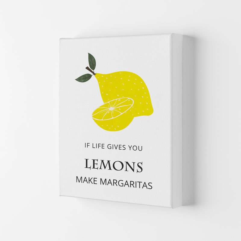 Lemons Make Margaritas Kitchen Art Print by Kookiepixel Canvas
