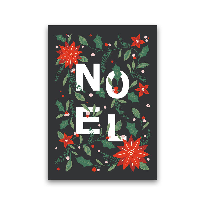 Noel Christmas Art Print by Kookiepixel Print Only