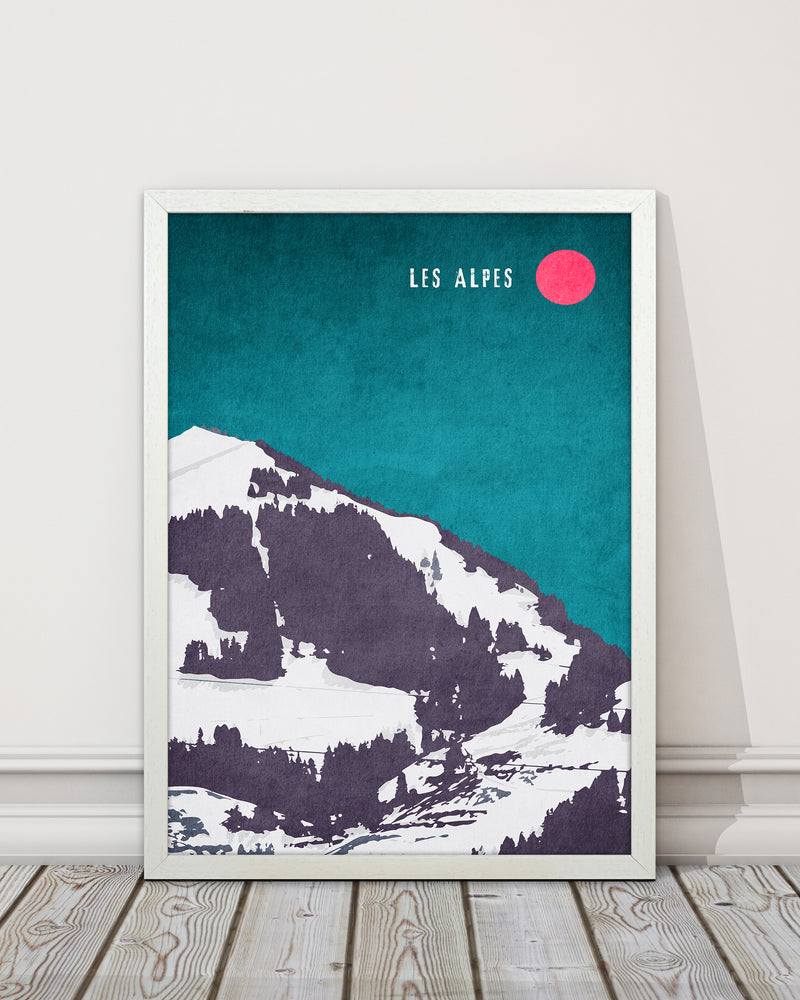 Les Alpes Vintage Art Print by Kubistika