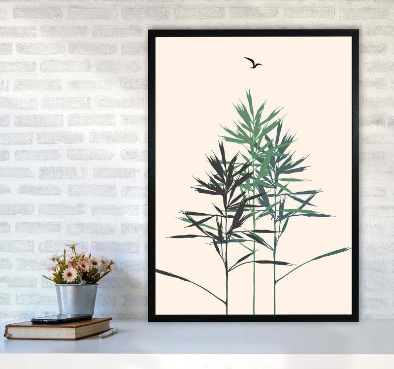 The Forest Art Print by Kubistika A1 White Frame