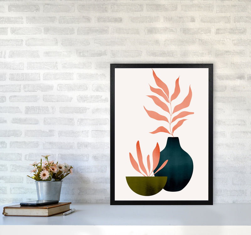 Autumn Flowers - 5 Art Print by Kubistika A2 White Frame