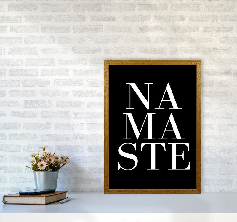 Namaste Quote Art Print by Kubistika A2 Print Only