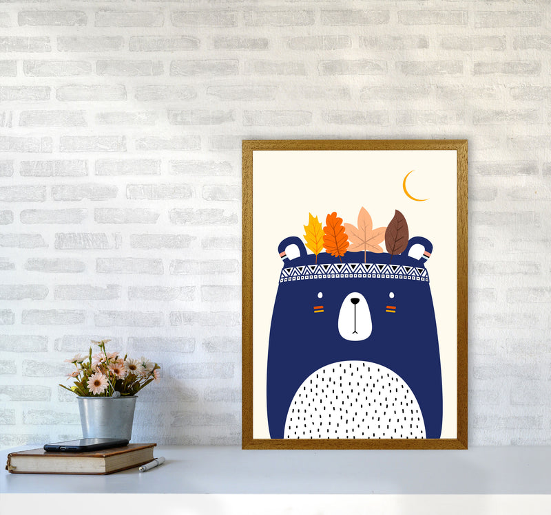 Little Cute Bear Nursery Art Print by Kubisitika A2 Print Only