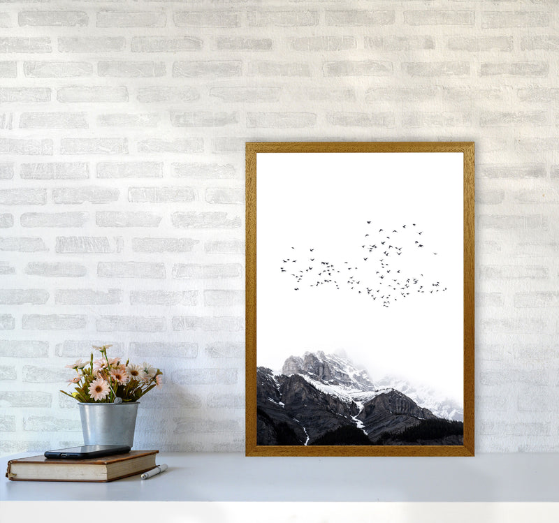 The Mountains Contemporary Landscape Art Print by Kubistika A2 Print Only