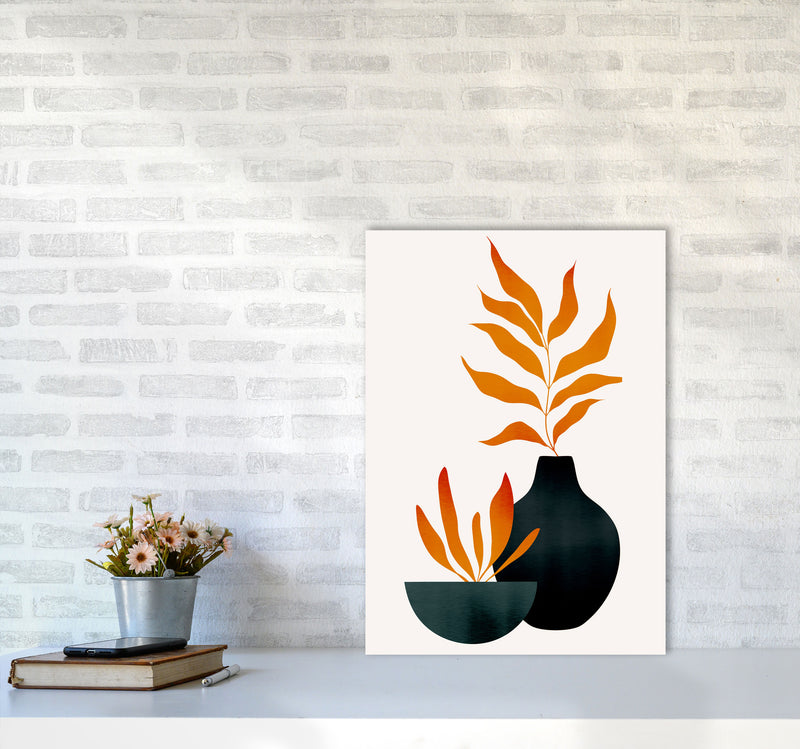 Autumn Flowers - 3 Art Print by Kubistika A2 Black Frame