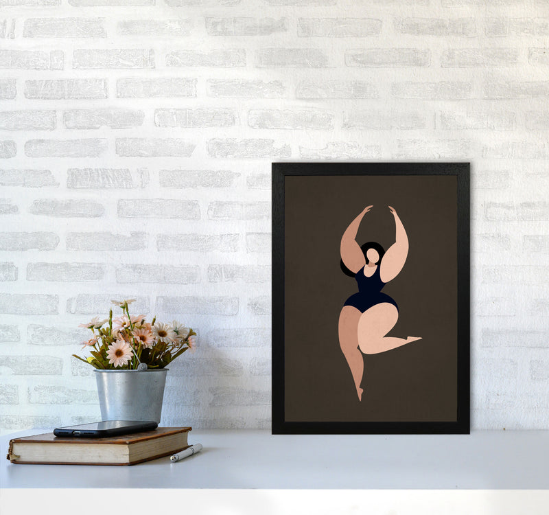 Prima Ballerina Y Art Print by Kubistika A3 White Frame