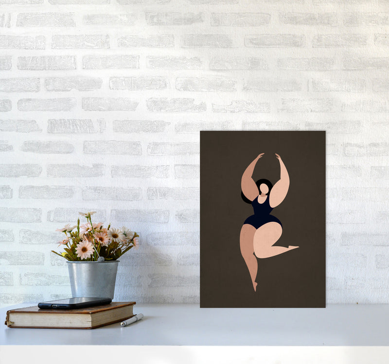 Prima Ballerina Y Art Print by Kubistika A3 Black Frame