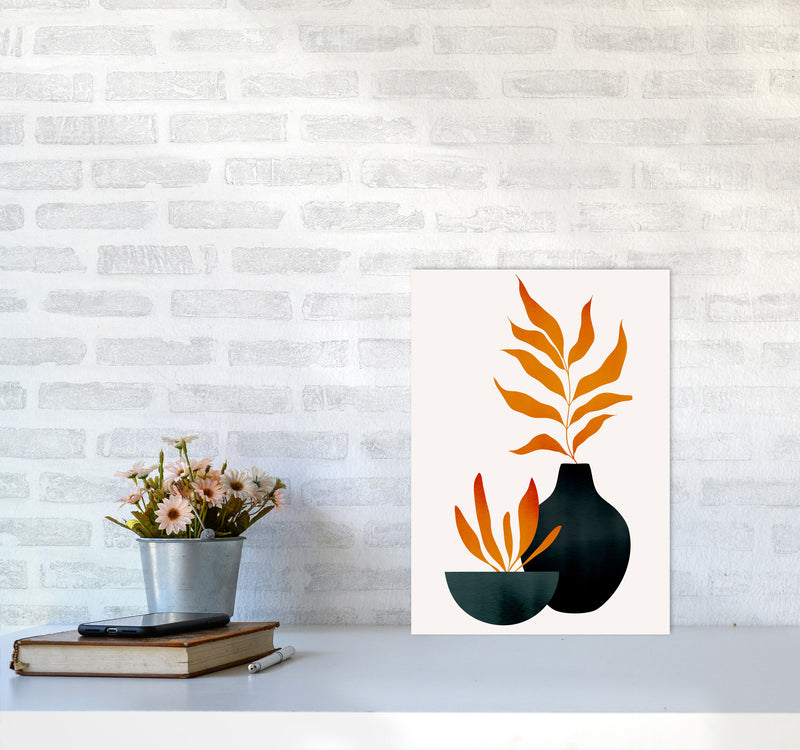 Autumn Flowers - 3 Art Print by Kubistika A3 Black Frame