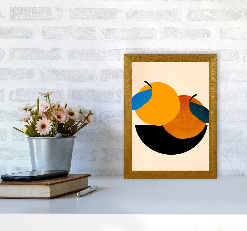 Two Oranges X Art Print by Kubistika A4 Print Only