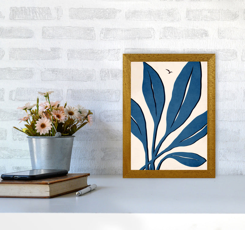 Ophelia - bleu Art Print by Kubistika A4 Print Only