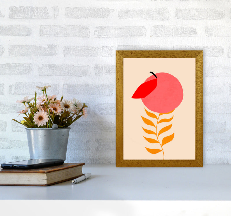 Little Peach Art Print by Kubistika A4 Print Only