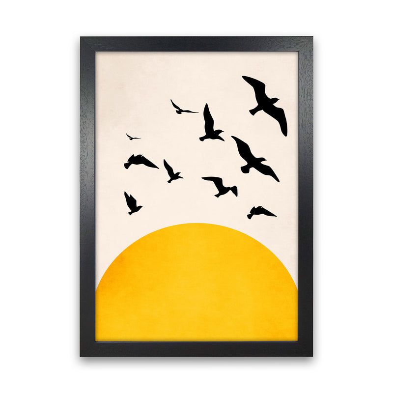 Wings To Fly X Art Print by Kubistika Black Grain