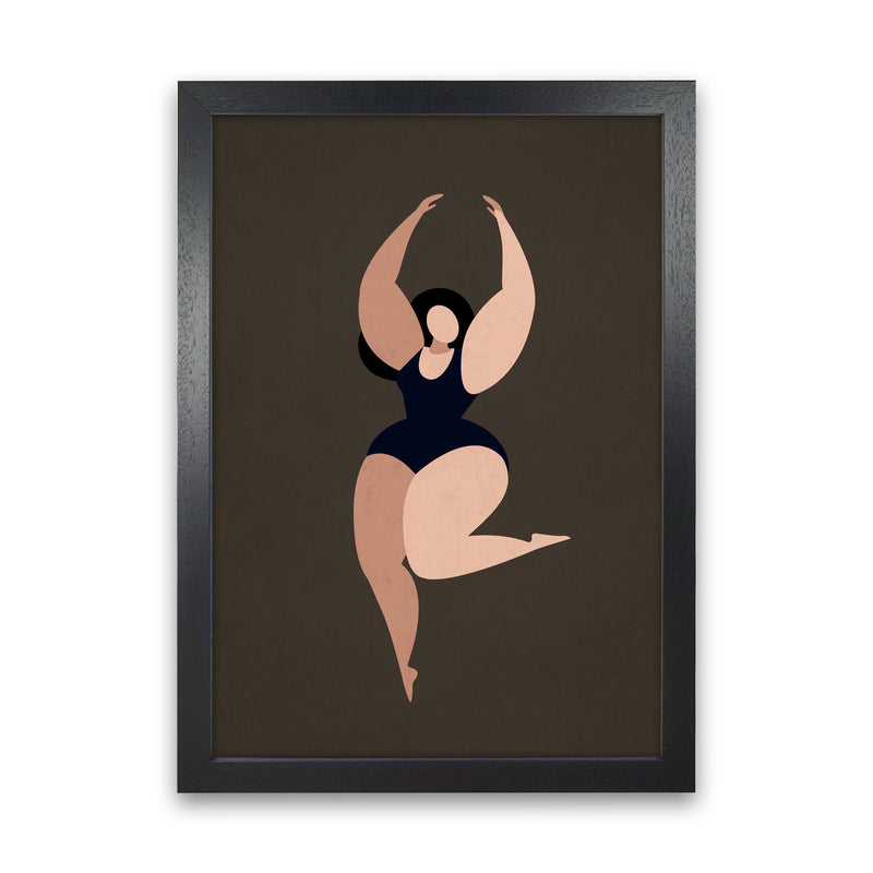 Prima Ballerina Y Art Print by Kubistika Black Grain