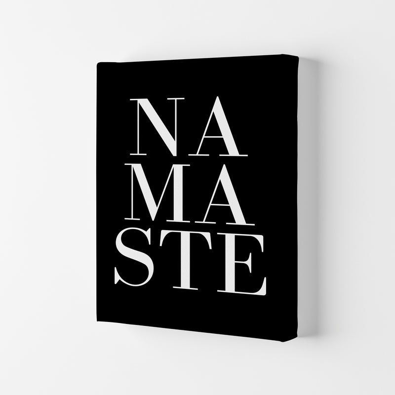 Namaste Quote Art Print by Kubistika Canvas