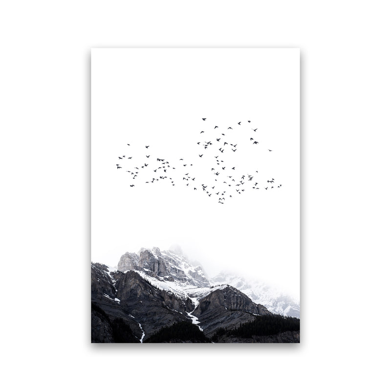 The Mountains Contemporary Landscape Art Print by Kubistika Print Only