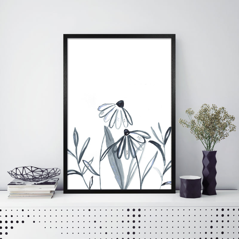 Laura Irwin Meadow Line Work A1 Black with White Mount