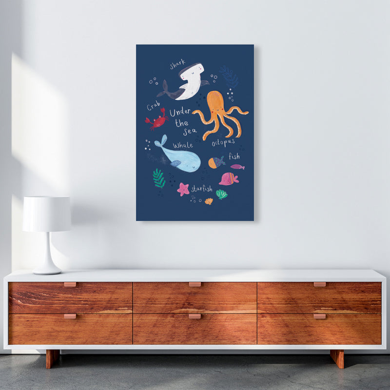 Under The Sea  Art Print by Laura Irwin A1 Canvas