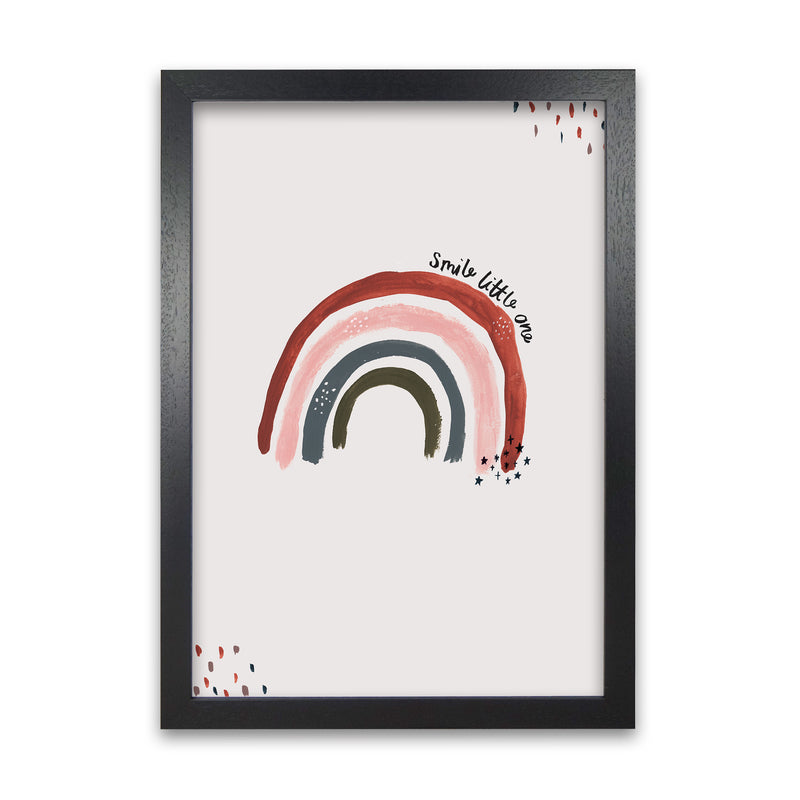 Laura Irwin Smile Litte One Rainbow Portrait A1 White with White Mount