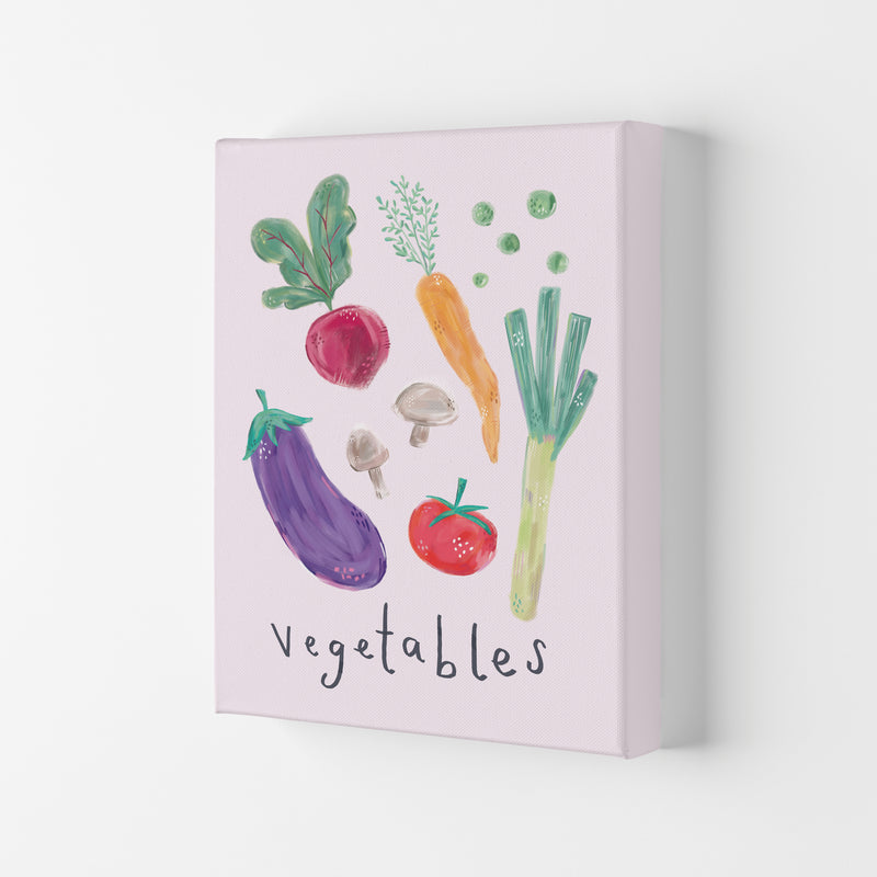 Vegetables  Art Print by Laura Irwin Canvas