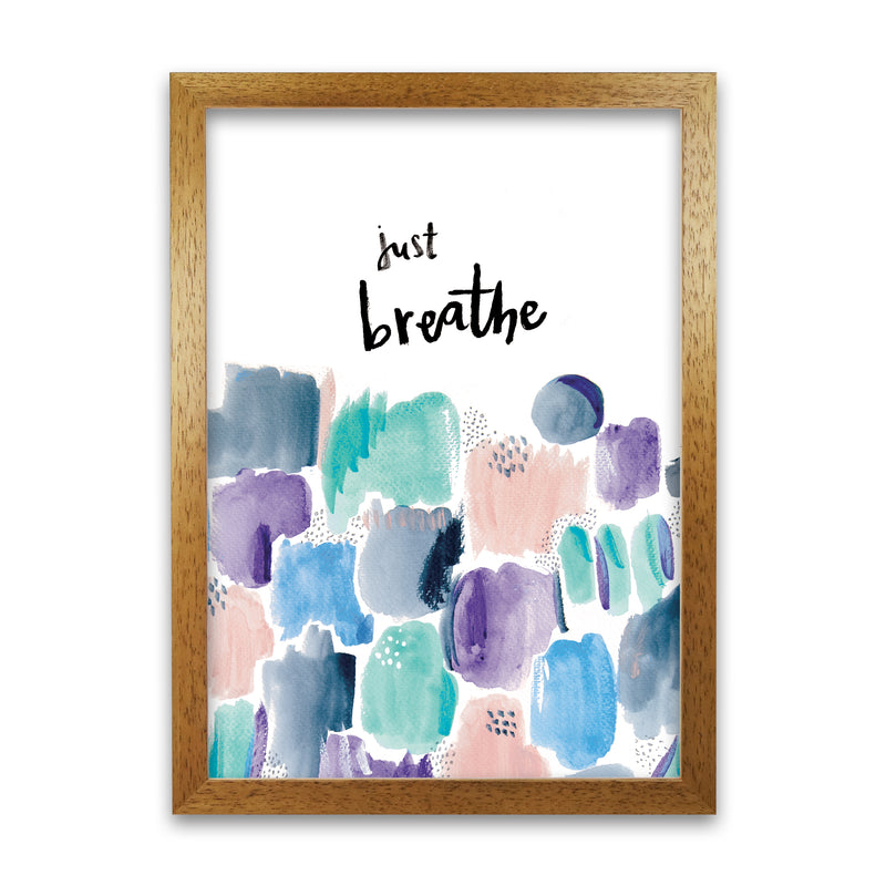 Laura Irwin Just Breathe A1 Print Only with White Mount