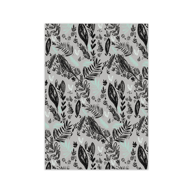Laura Irwin Inky Jungle Pattern A2 Black with White Mount
