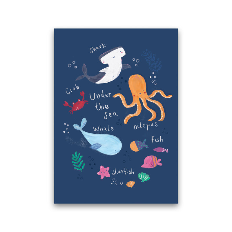 Under The Sea  Art Print by Laura Irwin Print Only