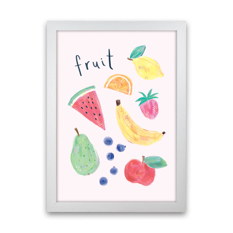 Fruit  Art Print by Laura Irwin White Grain