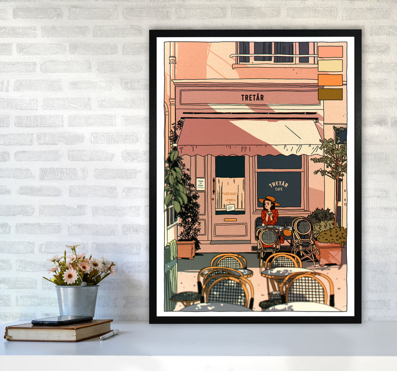 Tretar Art Print by Lucy Michelle A1 White Frame