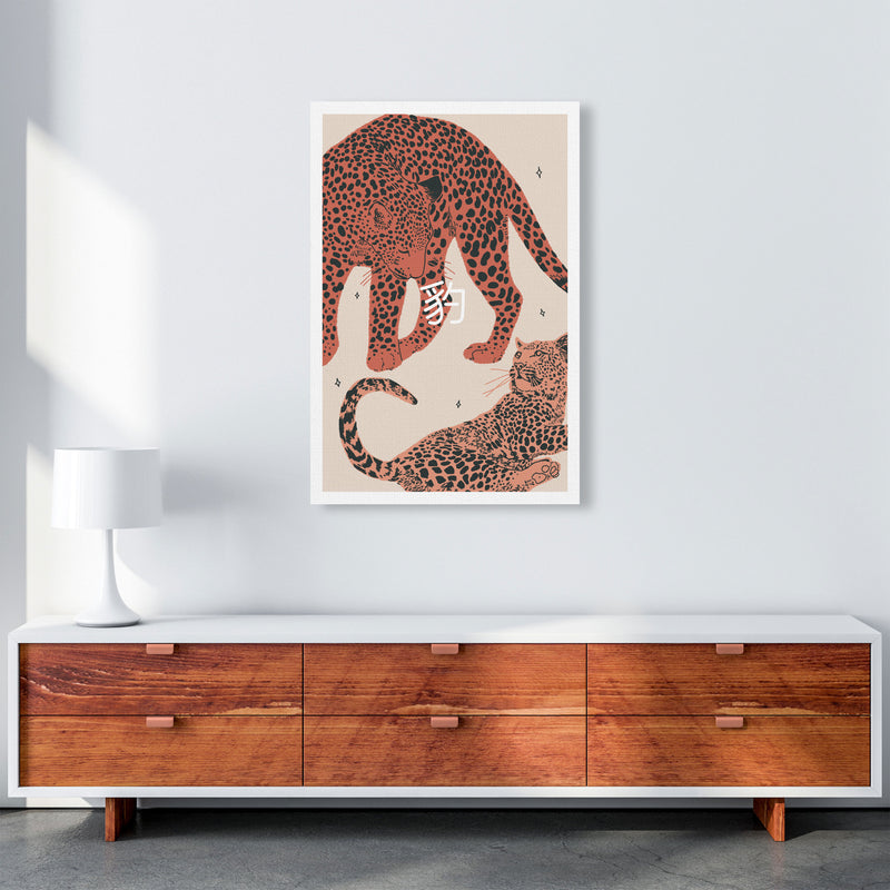 Leopards Art Print by Lucy Michelle A1 Canvas