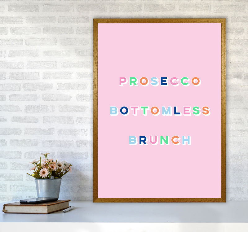 Prosecco Bottomless Brunch Art Print by Lucy Michelle A1 Print Only