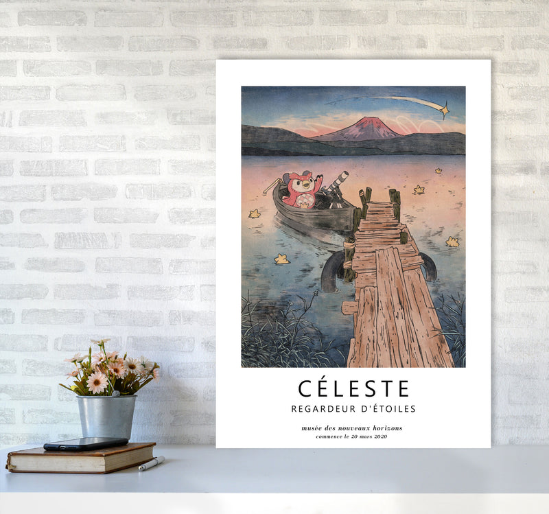 Celeste Art Print by Lucy Michelle A1 Black Frame