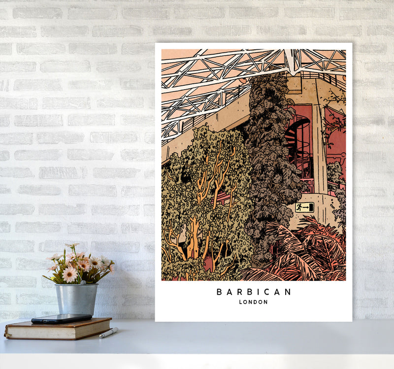 Barbican Art Print by Lucy Michelle A1 Black Frame