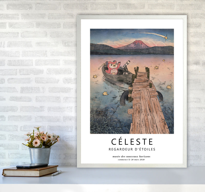 Celeste Art Print by Lucy Michelle A1 Oak Frame