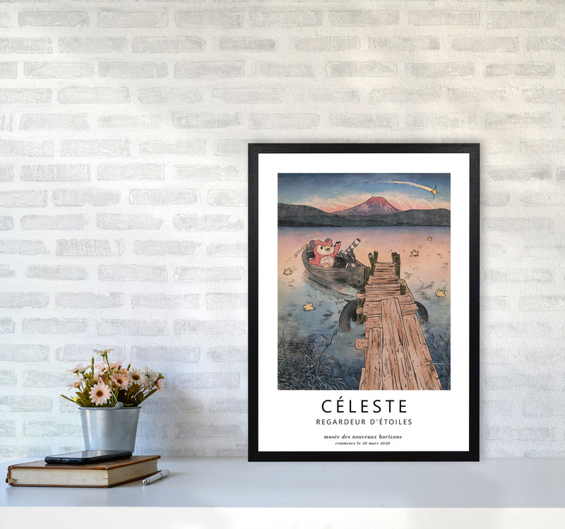 Celeste Art Print by Lucy Michelle A2 White Frame
