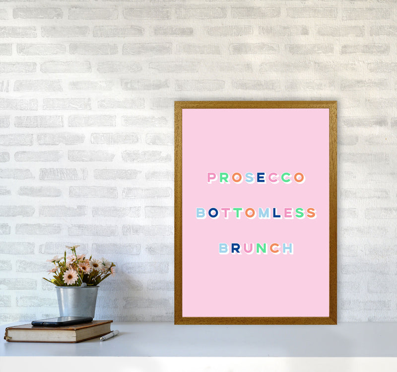Prosecco Bottomless Brunch Art Print by Lucy Michelle A2 Print Only