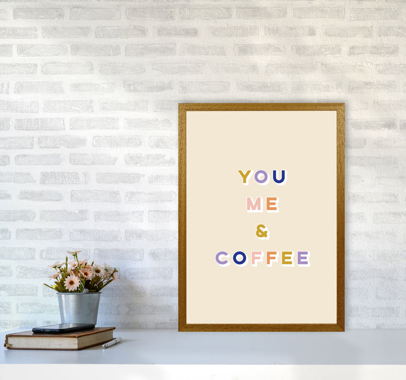 You Me and Coffee Art Print by Lucy Michelle A2 Print Only