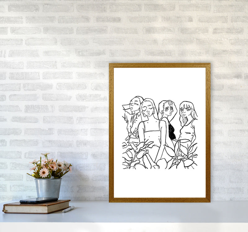 Girls Art Print by Lucy Michelle A2 Print Only