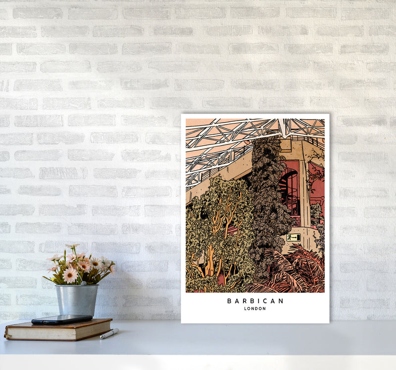 Barbican Art Print by Lucy Michelle A2 Black Frame