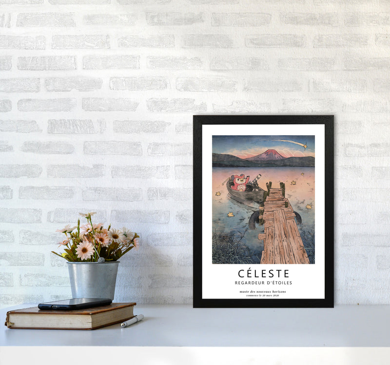 Celeste Art Print by Lucy Michelle A3 White Frame