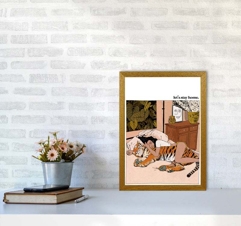 Stay Home Art Print by Lucy Michelle A3 Print Only