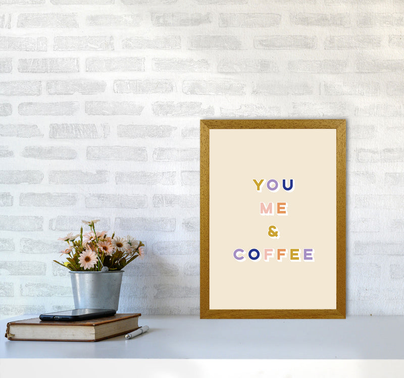 You Me and Coffee Art Print by Lucy Michelle A3 Print Only