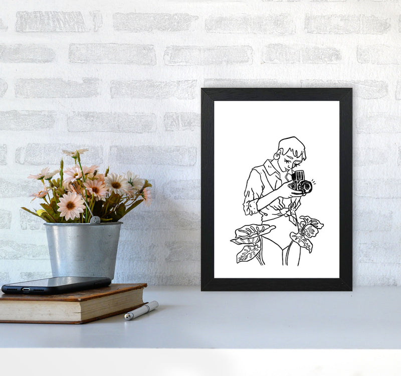 Snap Art Print by Lucy Michelle A4 White Frame