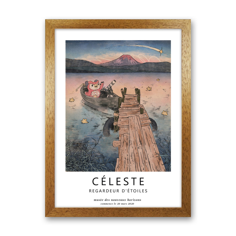 Celeste Art Print by Lucy Michelle Oak Grain