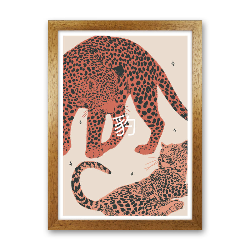 Leopards Art Print by Lucy Michelle Oak Grain