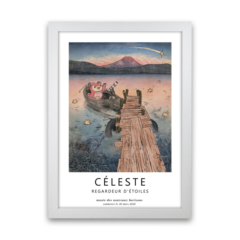 Celeste Art Print by Lucy Michelle White Grain