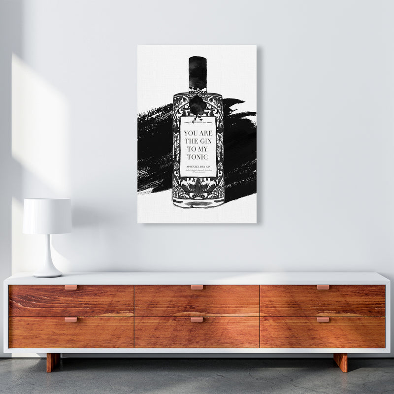 Gin To My Tonic, Kitchen Food & Drink Art Prints A1 Canvas