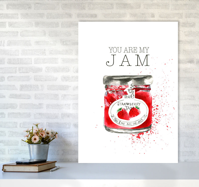 You Are My Jam, Kitchen Food & Drink Art Prints A1 Black Frame