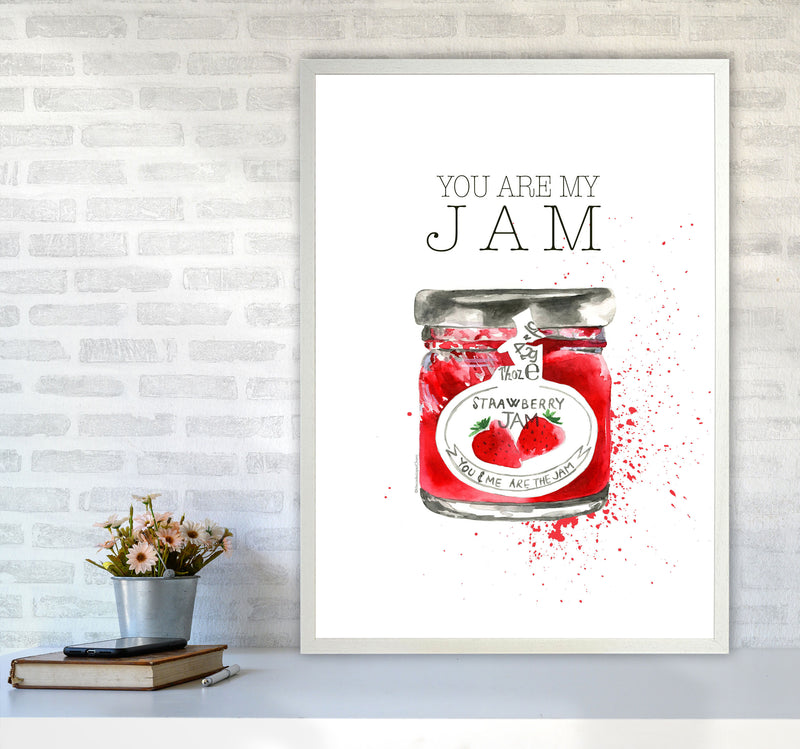 You Are My Jam, Kitchen Food & Drink Art Prints A1 Oak Frame