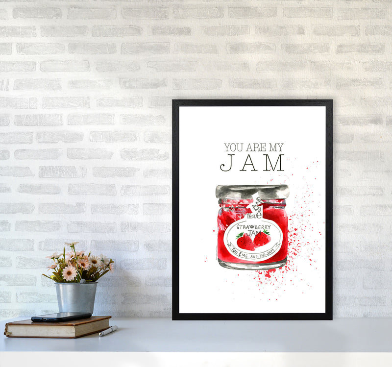 You Are My Jam, Kitchen Food & Drink Art Prints A2 White Frame