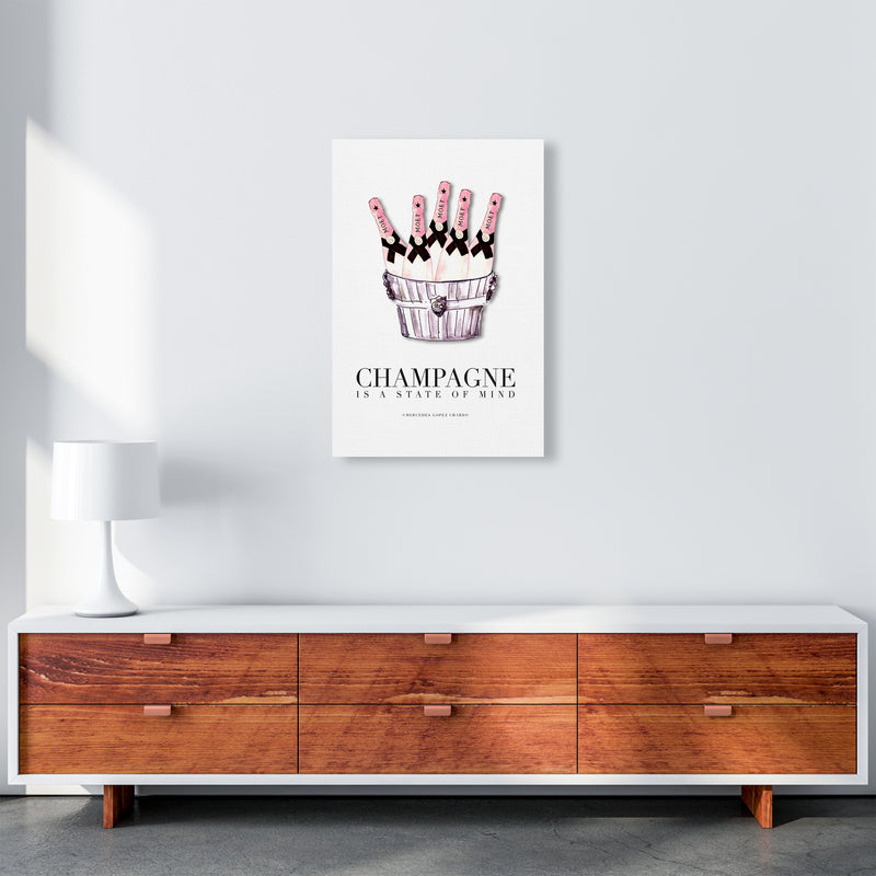 Moet Champagne Is A State Of Mind, Kitchen Food & Drink Art Prints A2 Canvas